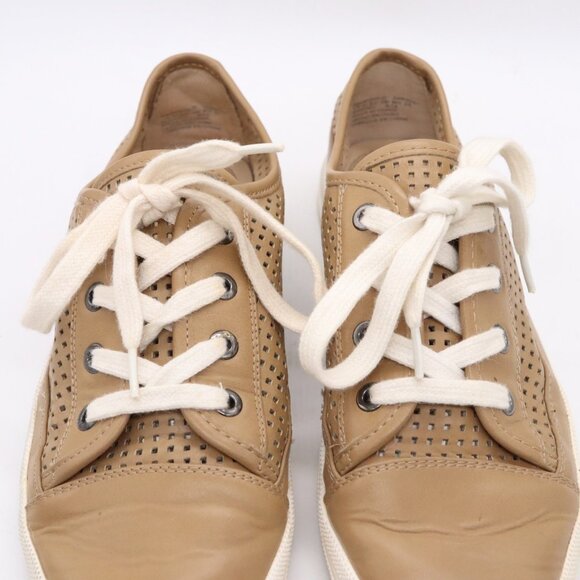 Calvin Klein Marigold Leather Fashion Sneakers Women's Size 8 (EU 38)Brown Shoes - Picture 3 of 16